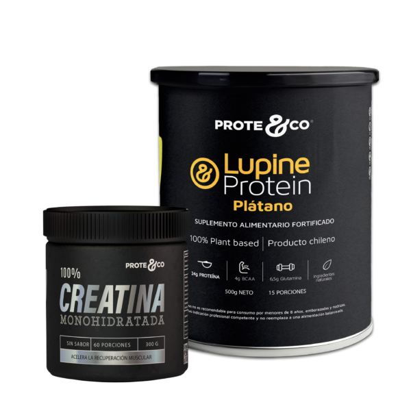 PROMO Lupine Protein Plátano + 100% Creatina Monohidratada