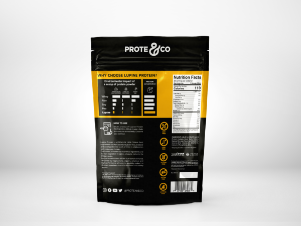 Doypack lupine protein contra